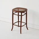 Fischel Birds-eye Cane Stool - elsie green - furniture