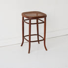 Fischel Birds-eye Cane Stool - elsie green - furniture