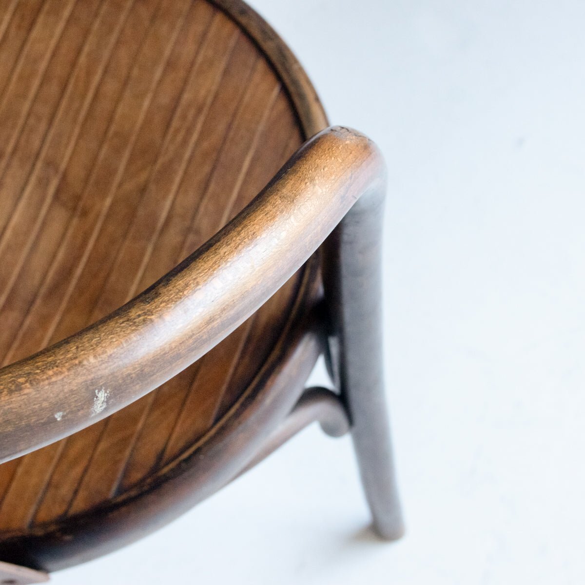 Fischel E15C Bentwood Arm Chair - elsie green - furniture