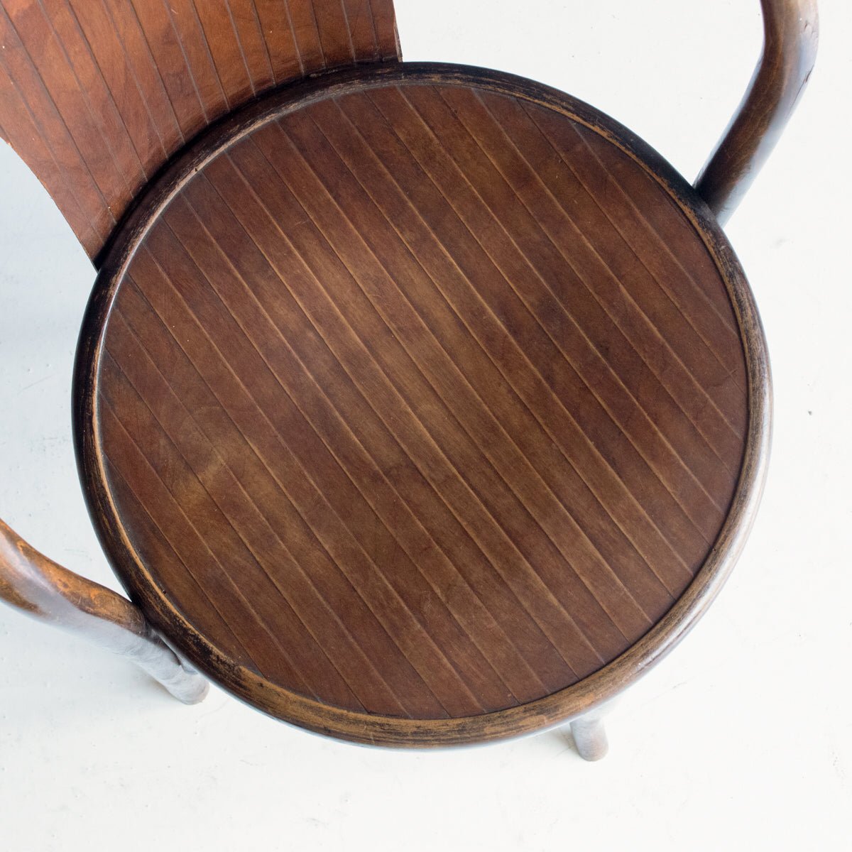 Fischel E15C Bentwood Arm Chair - elsie green - furniture