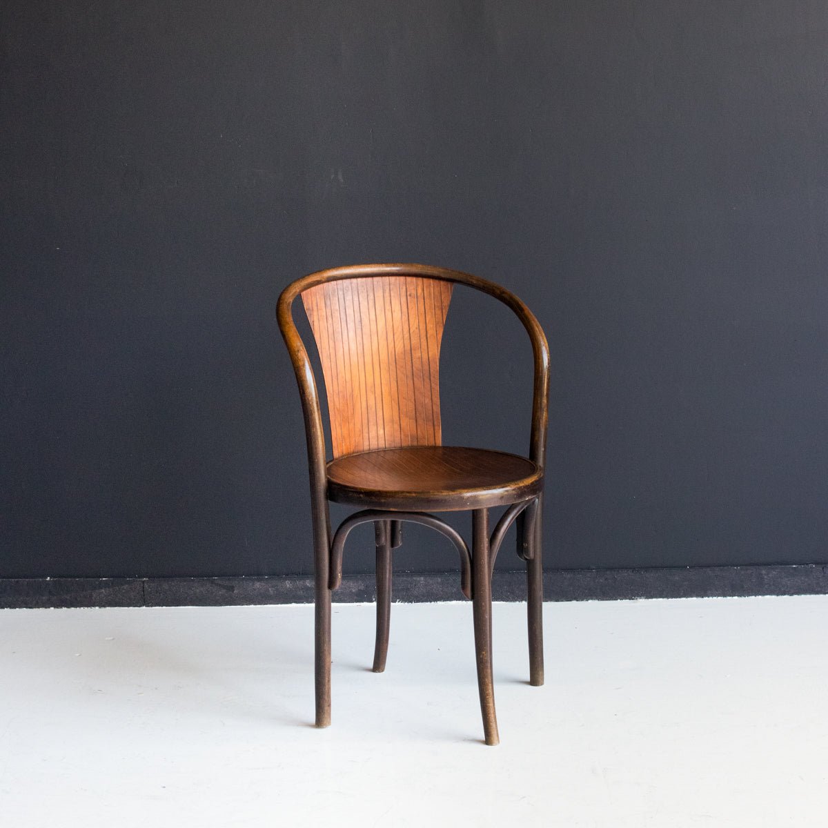 Fischel E15C Bentwood Arm Chair - elsie green - furniture