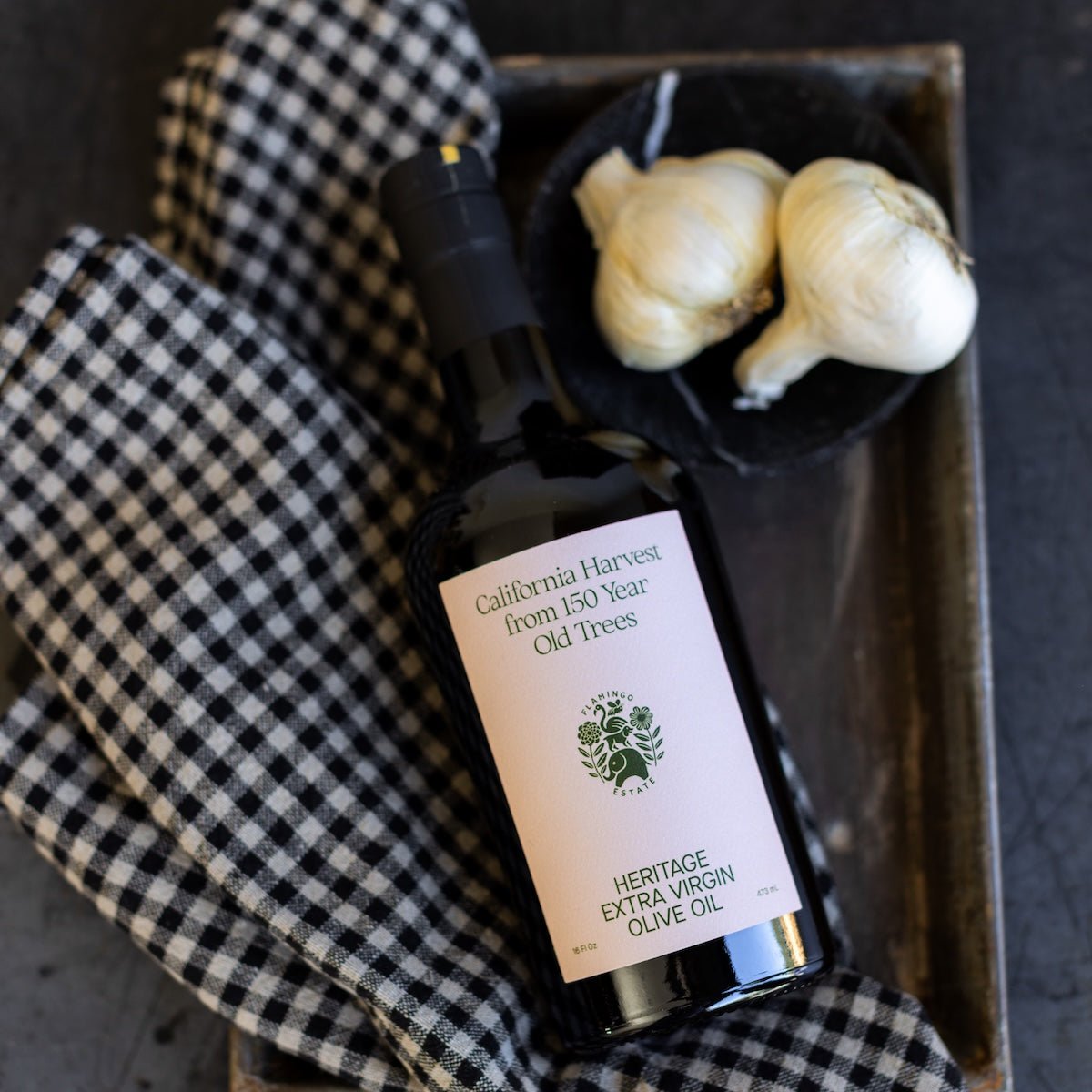Flamingo Estate Heritage Extra Virgin Olive Oil - elsie green - the french kitchen