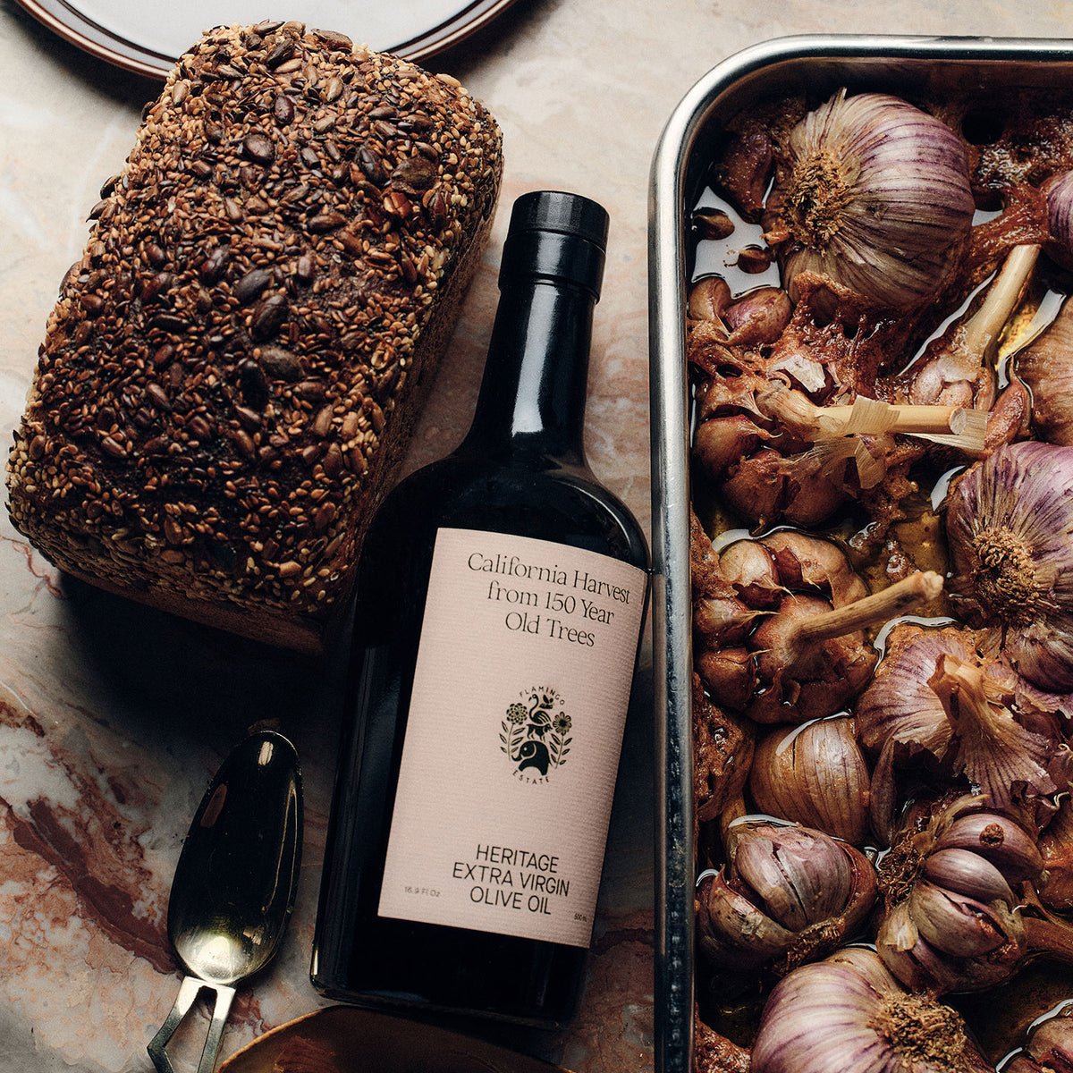 Flamingo Estate Heritage Extra Virgin Olive Oil - elsie green - the french kitchen