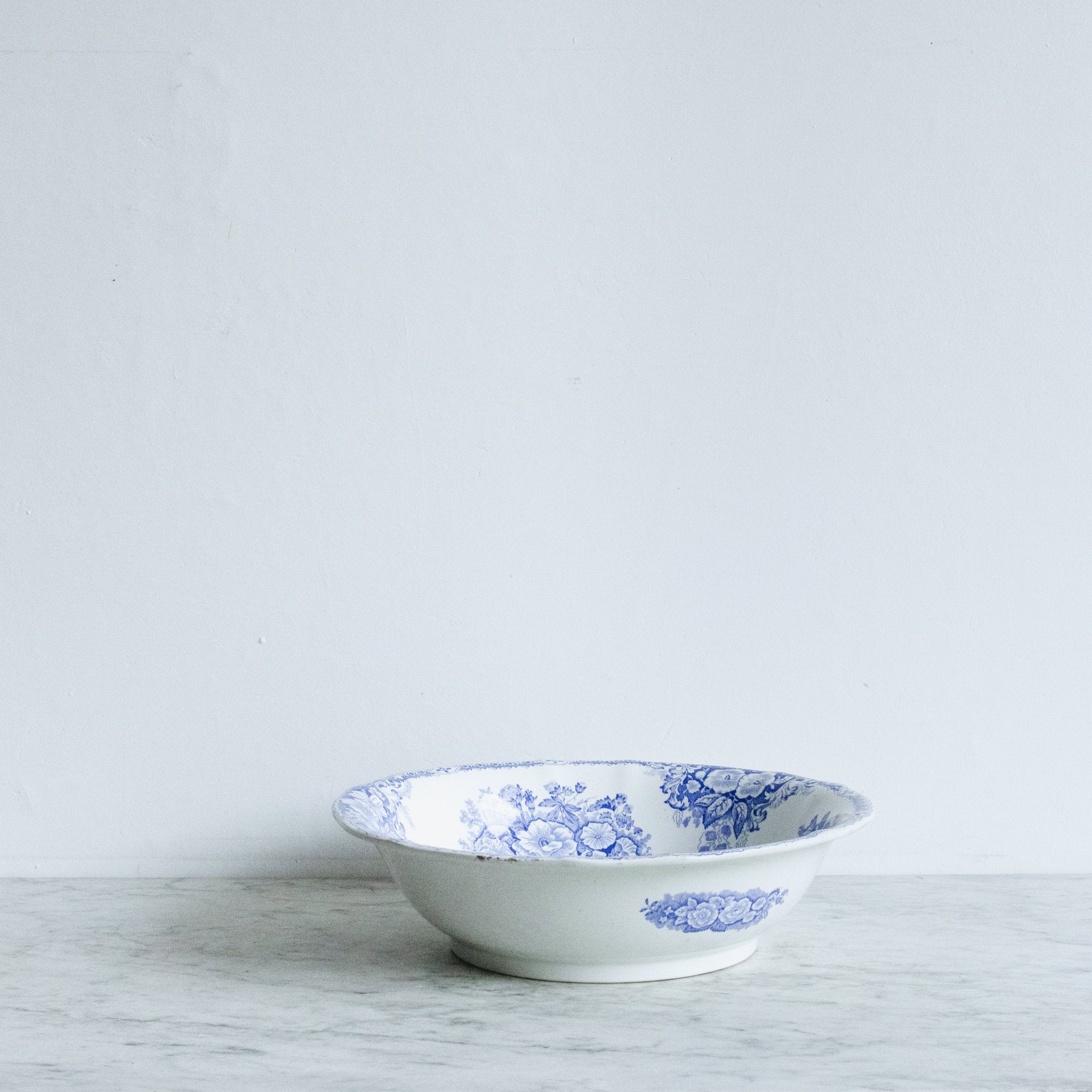 Flora Transferware Serving Bowl - elsie green - The French Kitchen