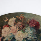 Floral Still Life in Oval Oil Painting - elsie green - art