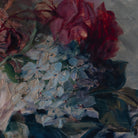 Floral Still Life in Oval Oil Painting - elsie green - art