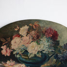 Floral Still Life in Oval Oil Painting - elsie green - art
