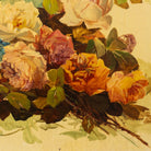 Floral Still Life on Yellow Drape No. 2 Oil Painting - elsie green - art