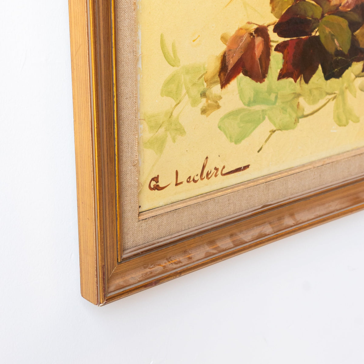 Floral Still Life on Yellow Drape No. 2 Oil Painting - elsie green - art