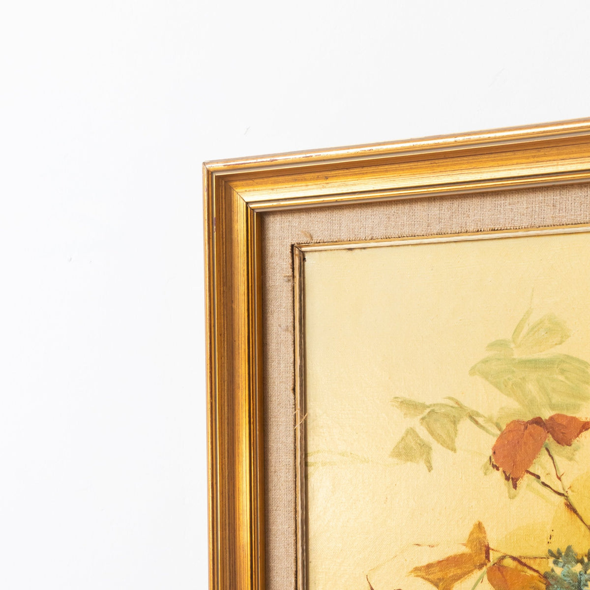 Floral Still Life on Yellow Drape No. 2 Oil Painting - elsie green - art