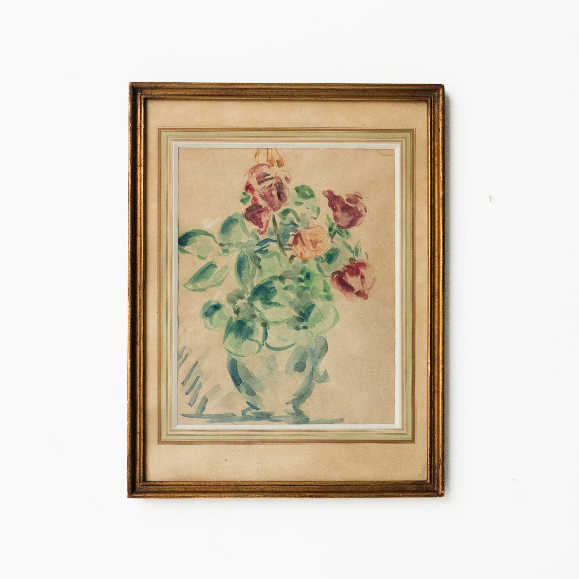 Floral Still Life Watercolor Painting - elsie green - Art