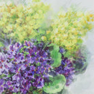 Floral Still Life Watercolor Painting - elsie green - art