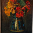 Floral Still Life with Coquelicots Oil Painting | Dated 1925 - elsie green - art