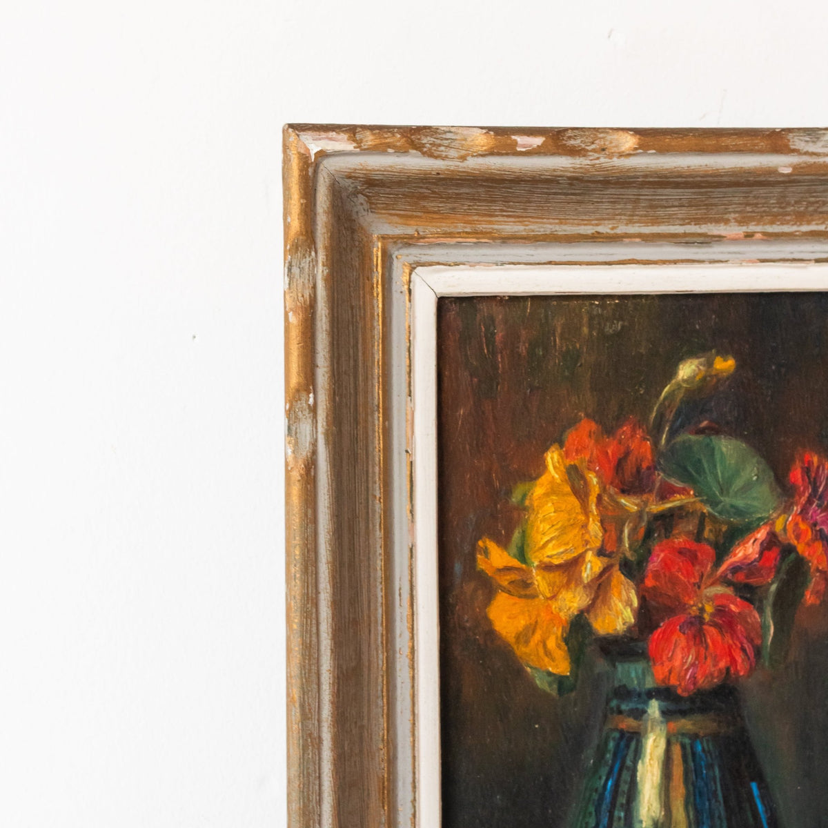 Floral Still Life with Coquelicots Oil Painting | Dated 1925 - elsie green - art