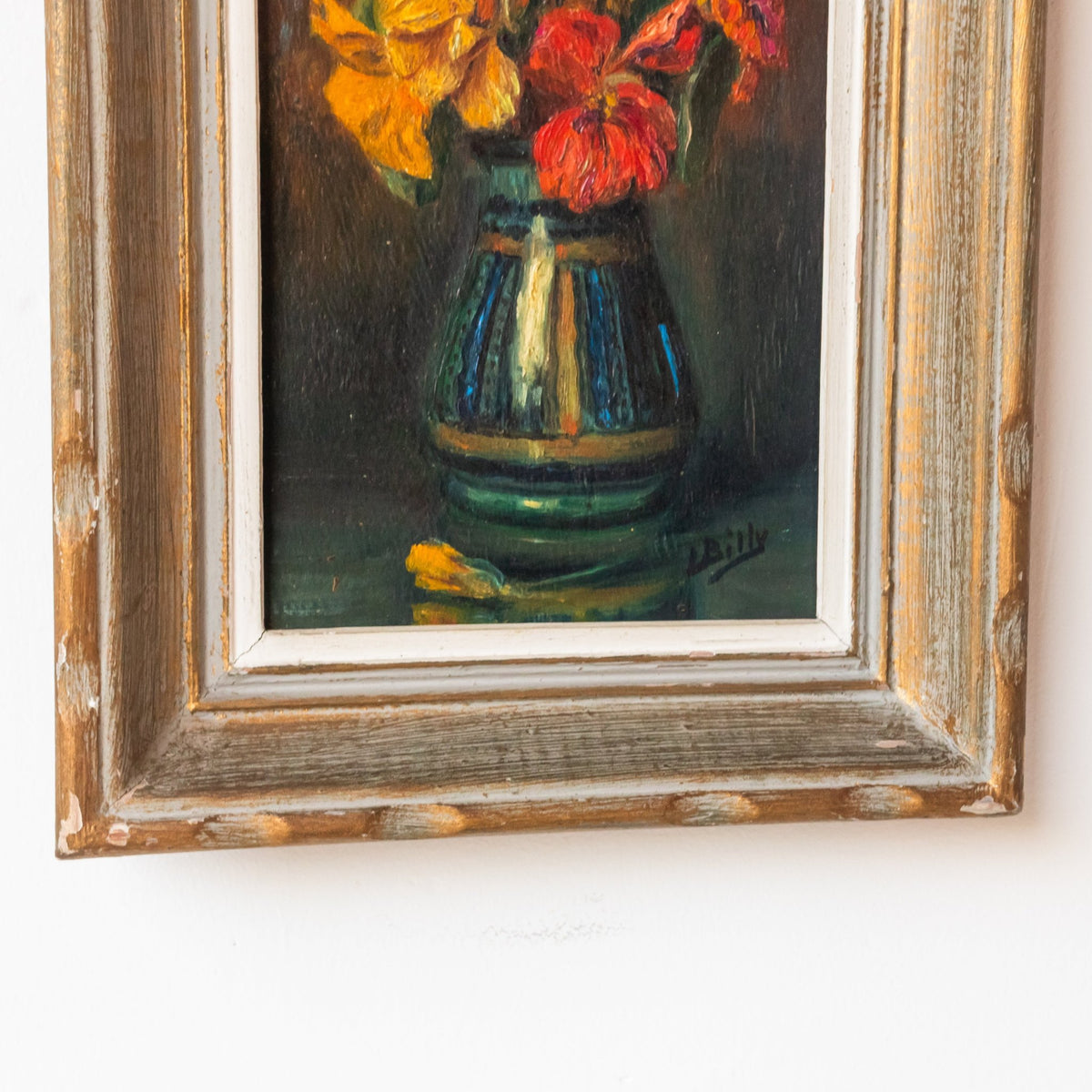 Floral Still Life with Coquelicots Oil Painting | Dated 1925 - elsie green - art