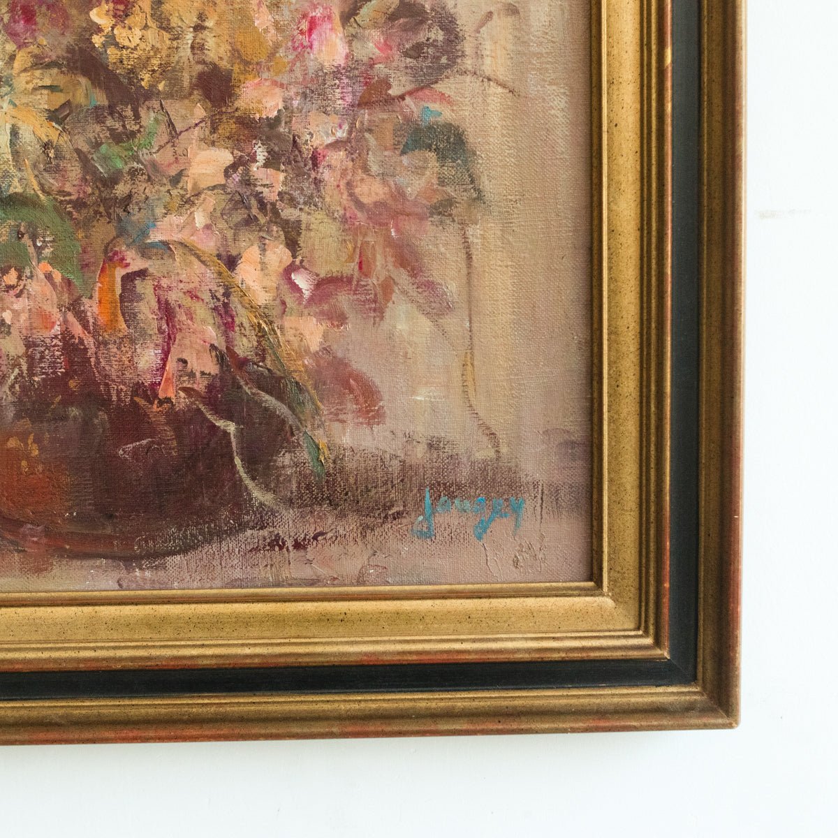 Floral Still Life with Hydrangeas Oil Painting - elsie green - art