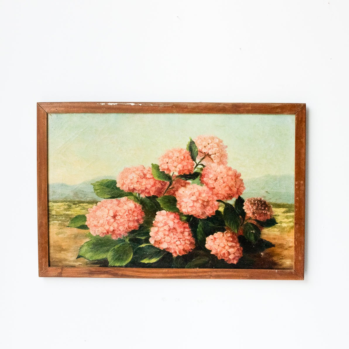 Floral Still Life With Hydrangeas Oil Painting - elsie green - Art