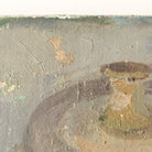 Floral Still Life With Stoneware Pieces Oil Painting - elsie green - Art