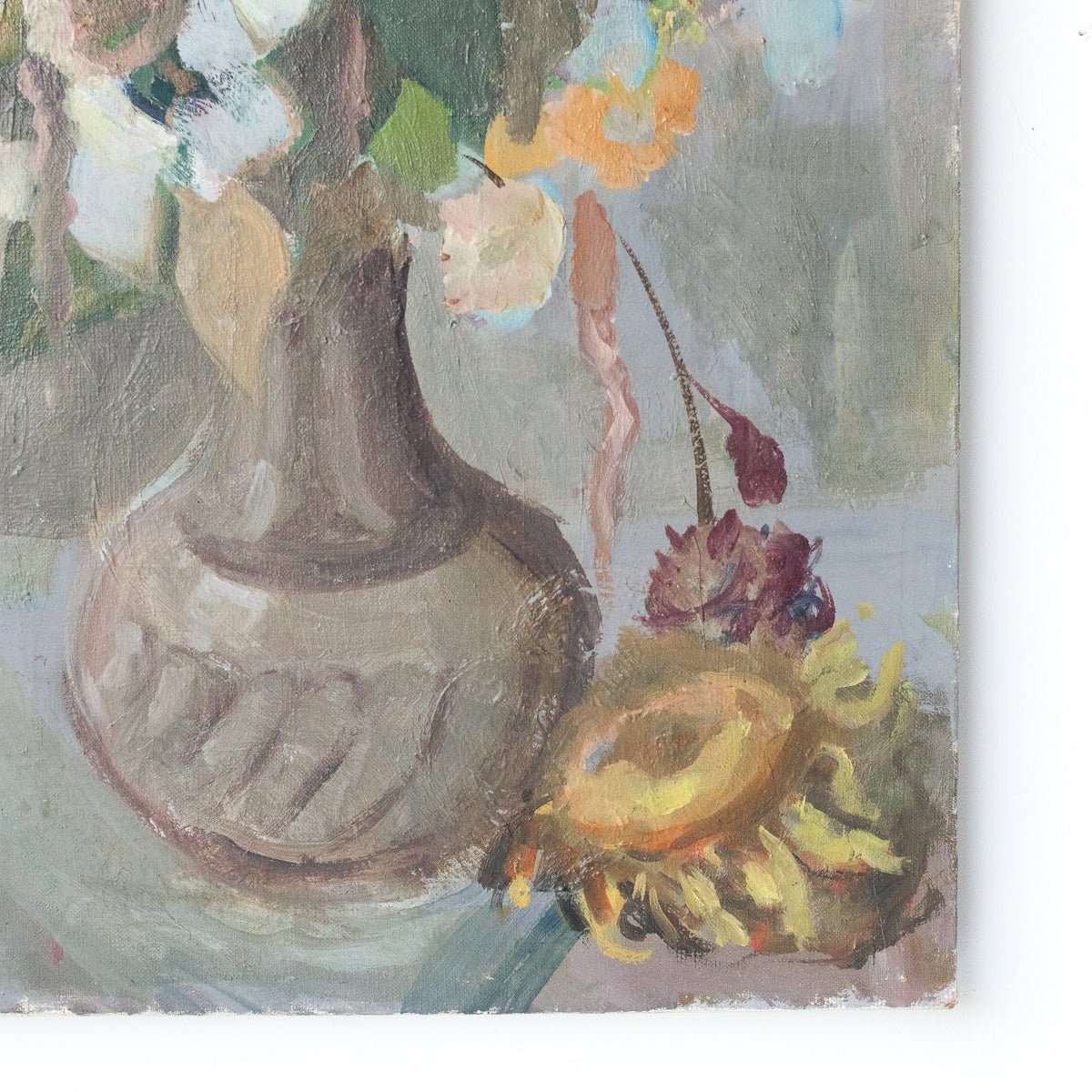Floral Still Life With Sunflower Oil Painting - elsie green - Art