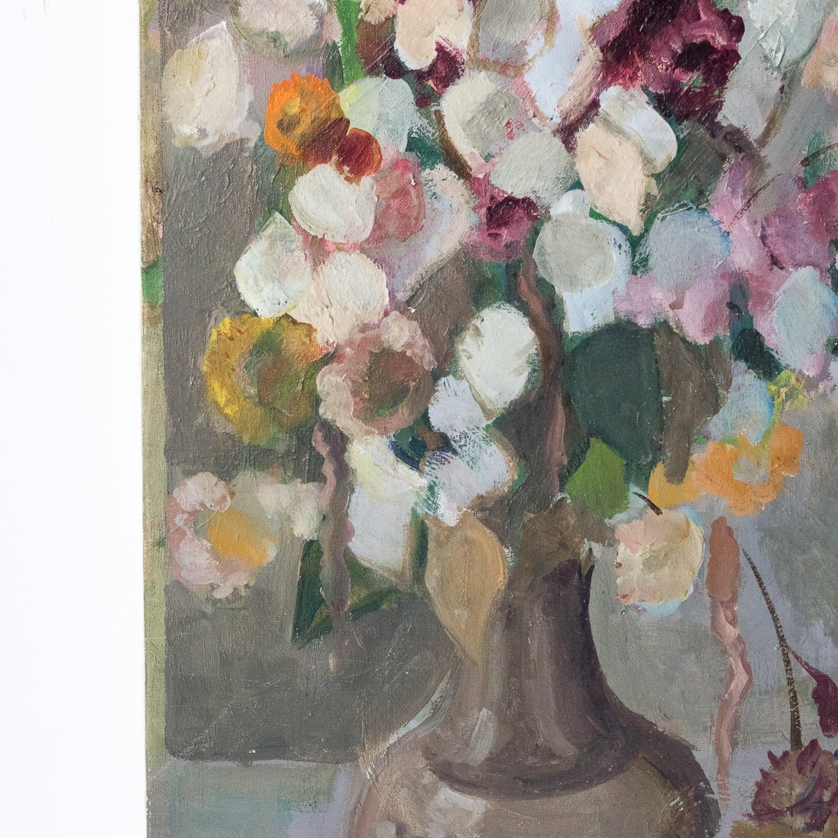 Floral Still Life With Sunflower Oil Painting - elsie green - Art