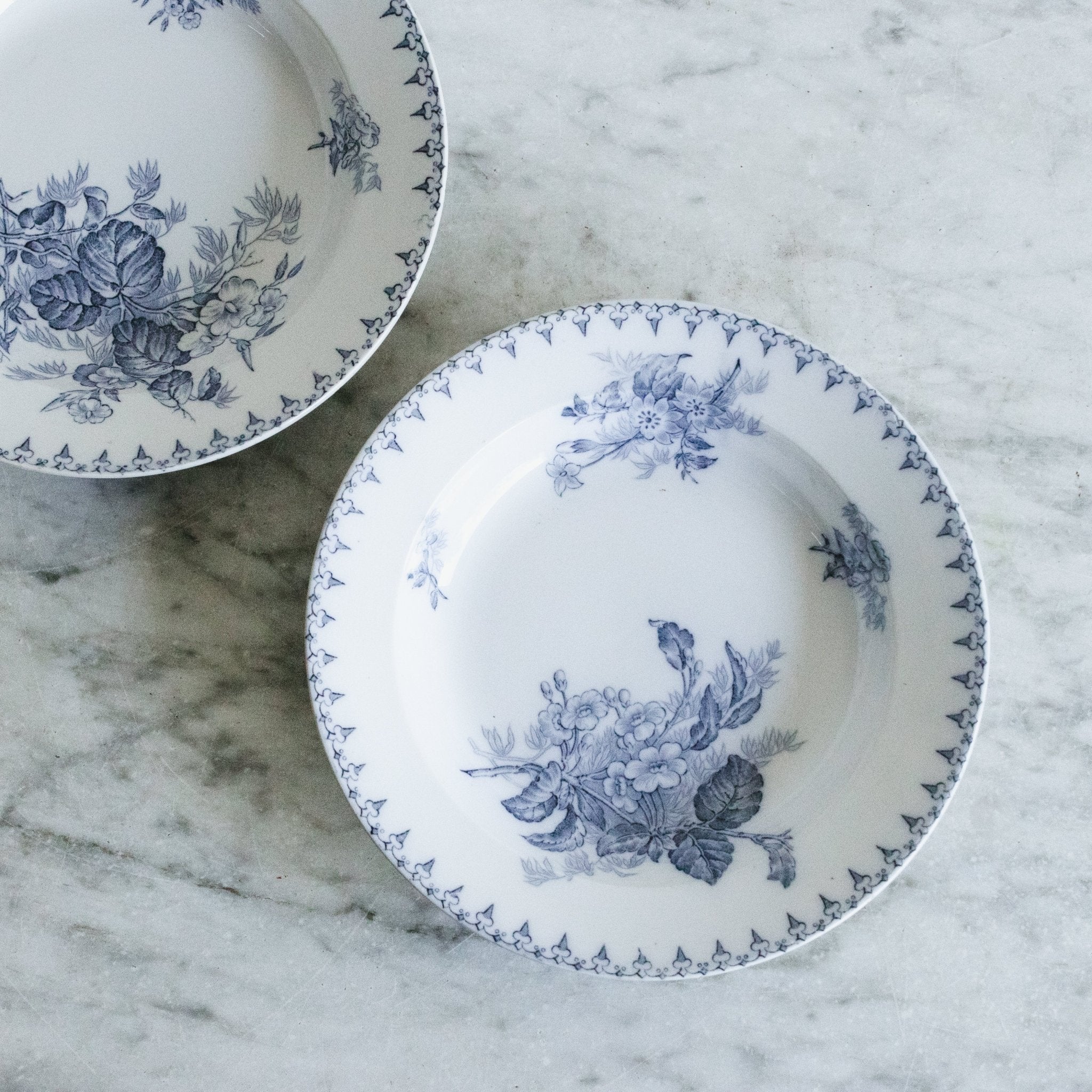 Flore Transferware Bowl Set Of 6 - elsie green - The French Kitchen