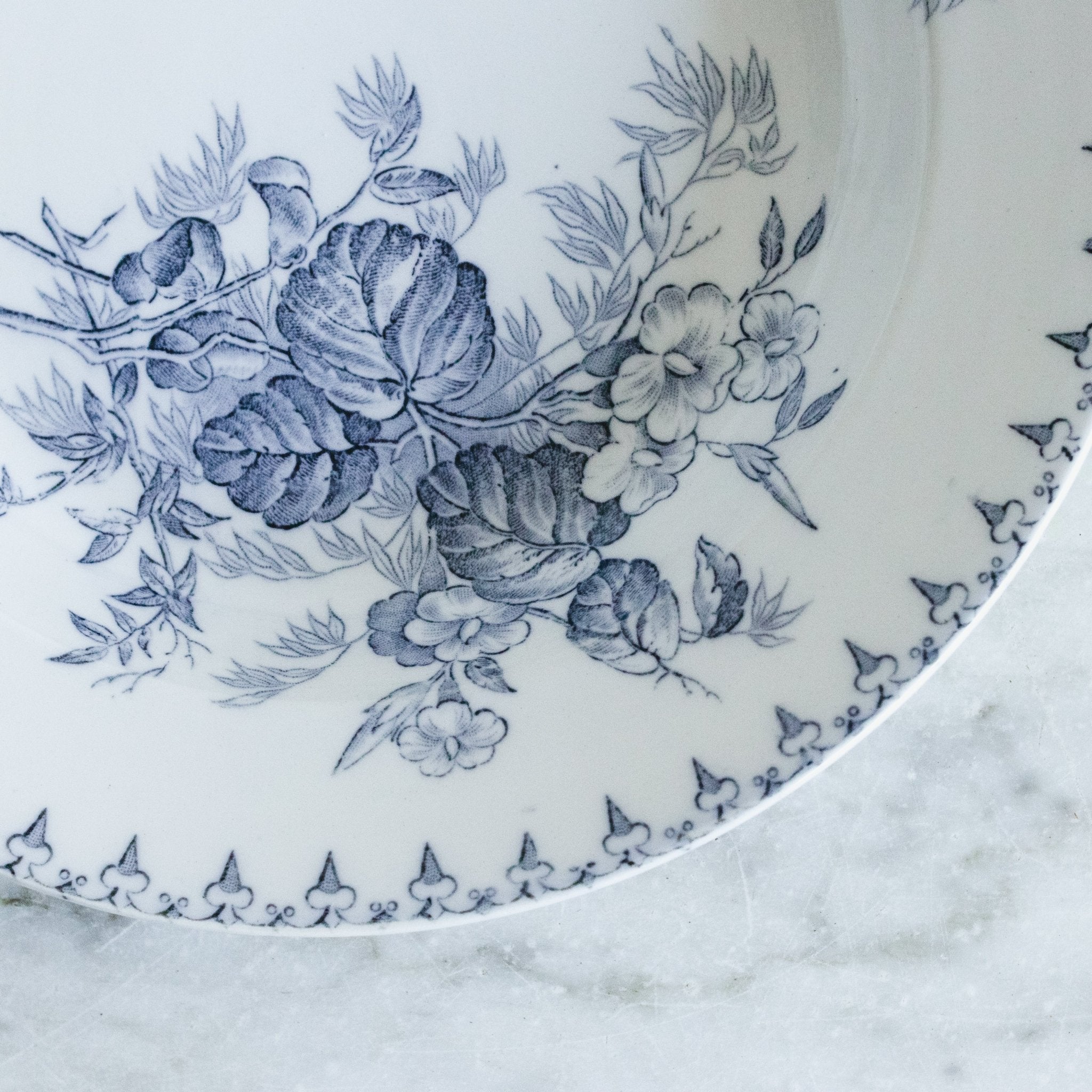 Flore Transferware Bowl Set Of 6 - elsie green - The French Kitchen