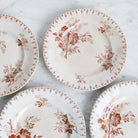 Flore Transferware Plate Set Of 5 - elsie green - The French Kitchen