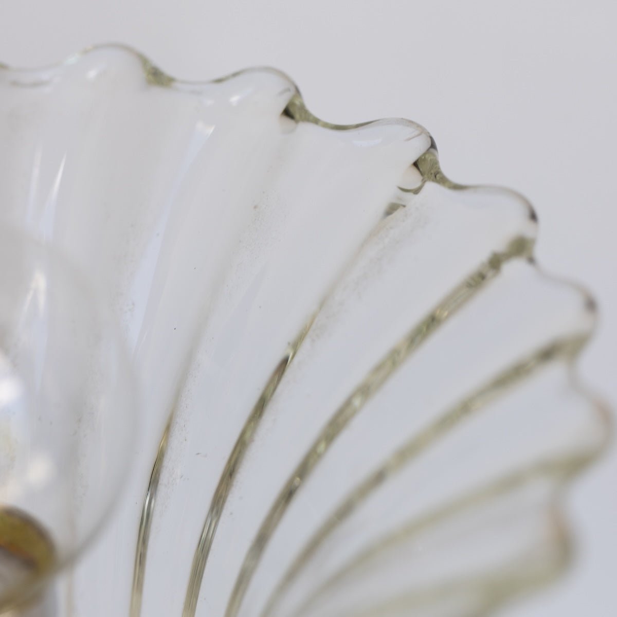 Fluted Glass Accent Lamp - elsie green - decor