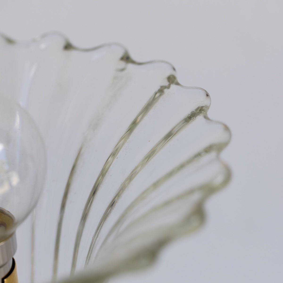Fluted Glass Accent Lamp - elsie green - decor
