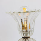 Fluted Glass Accent Lamp - elsie green - decor