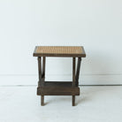 Folding Cane Stool - elsie green - furniture