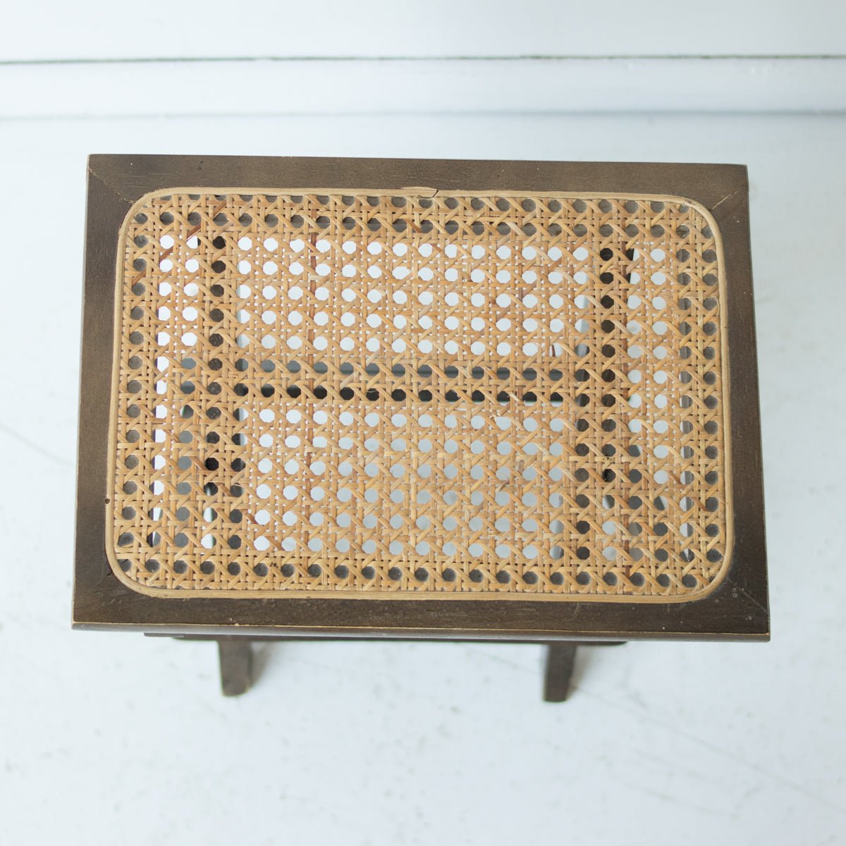 Folding Cane Stool - elsie green - furniture