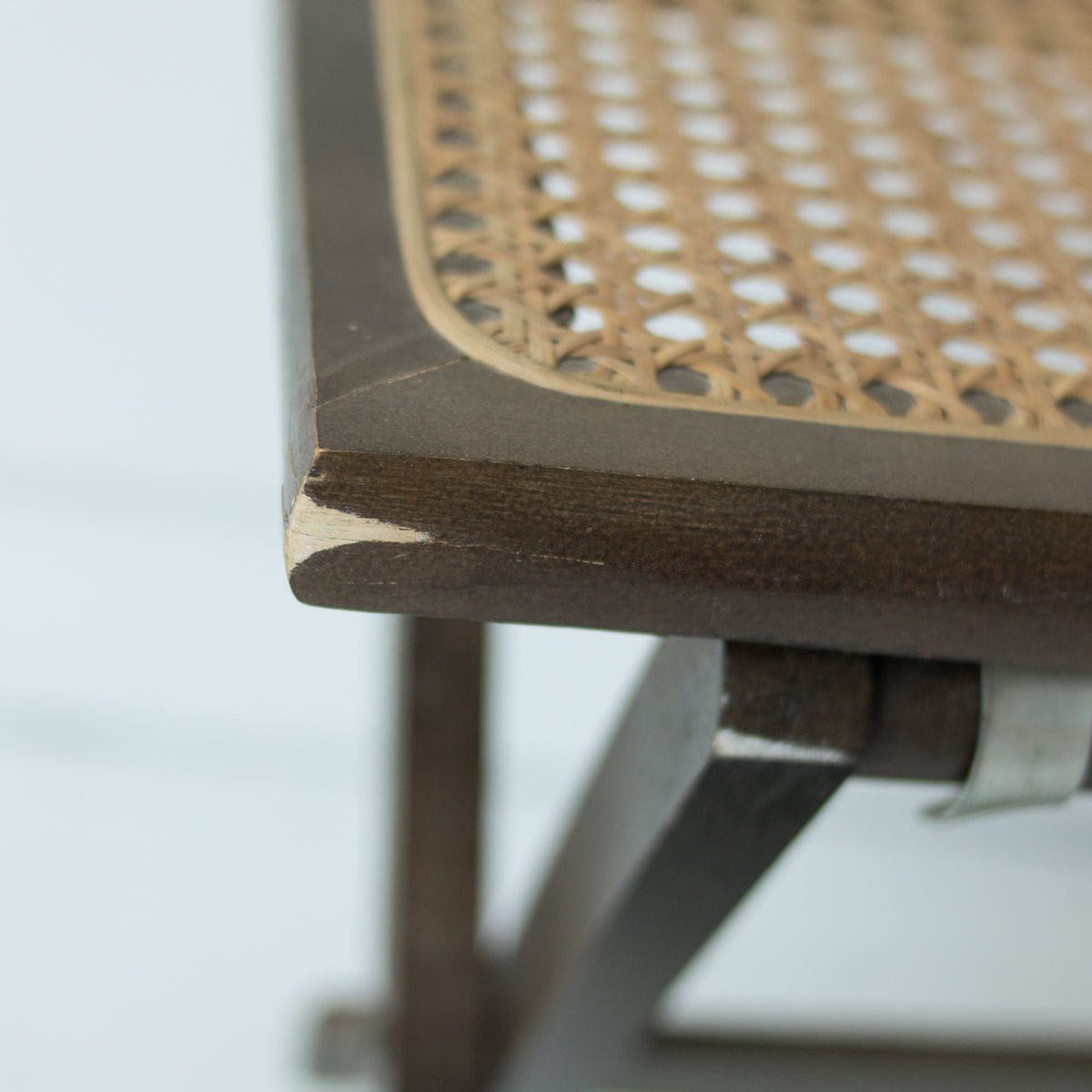 Folding Cane Stool - elsie green - furniture