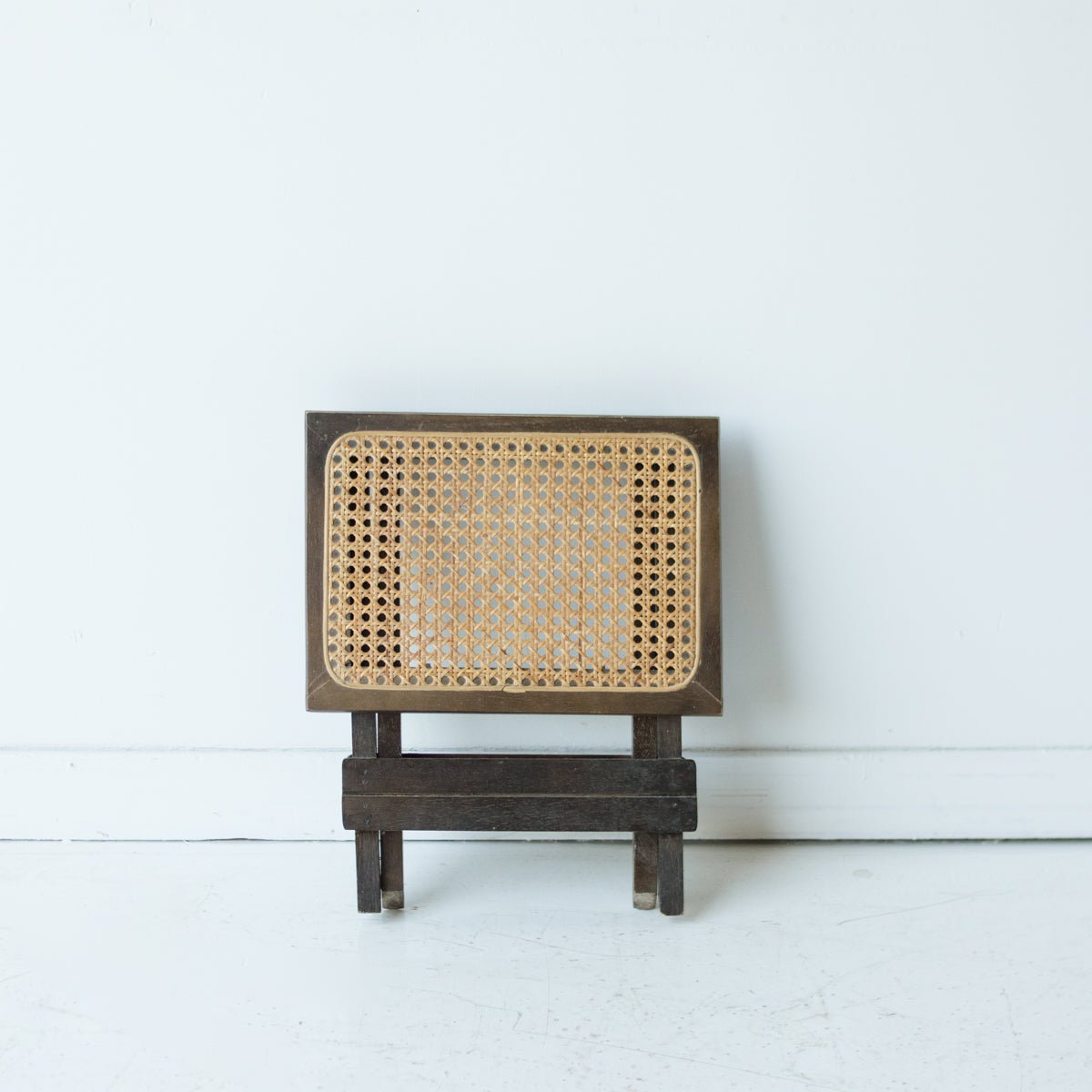Folding Cane Stool - elsie green - furniture