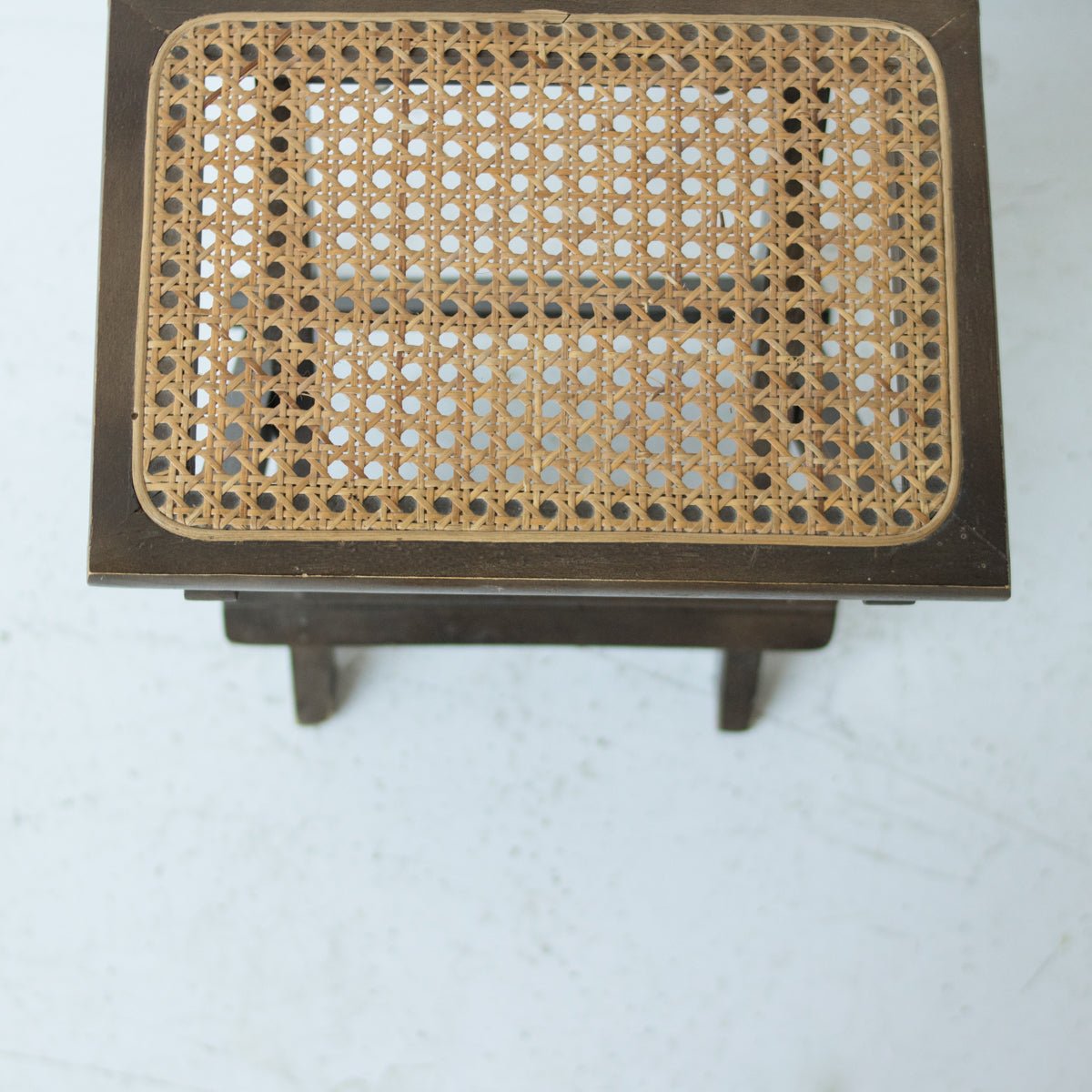 Folding Cane Stool - elsie green - furniture