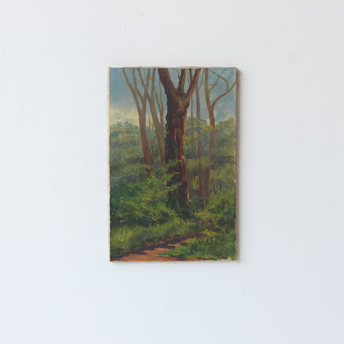 Forest Path Oil Painting - elsie green - art
