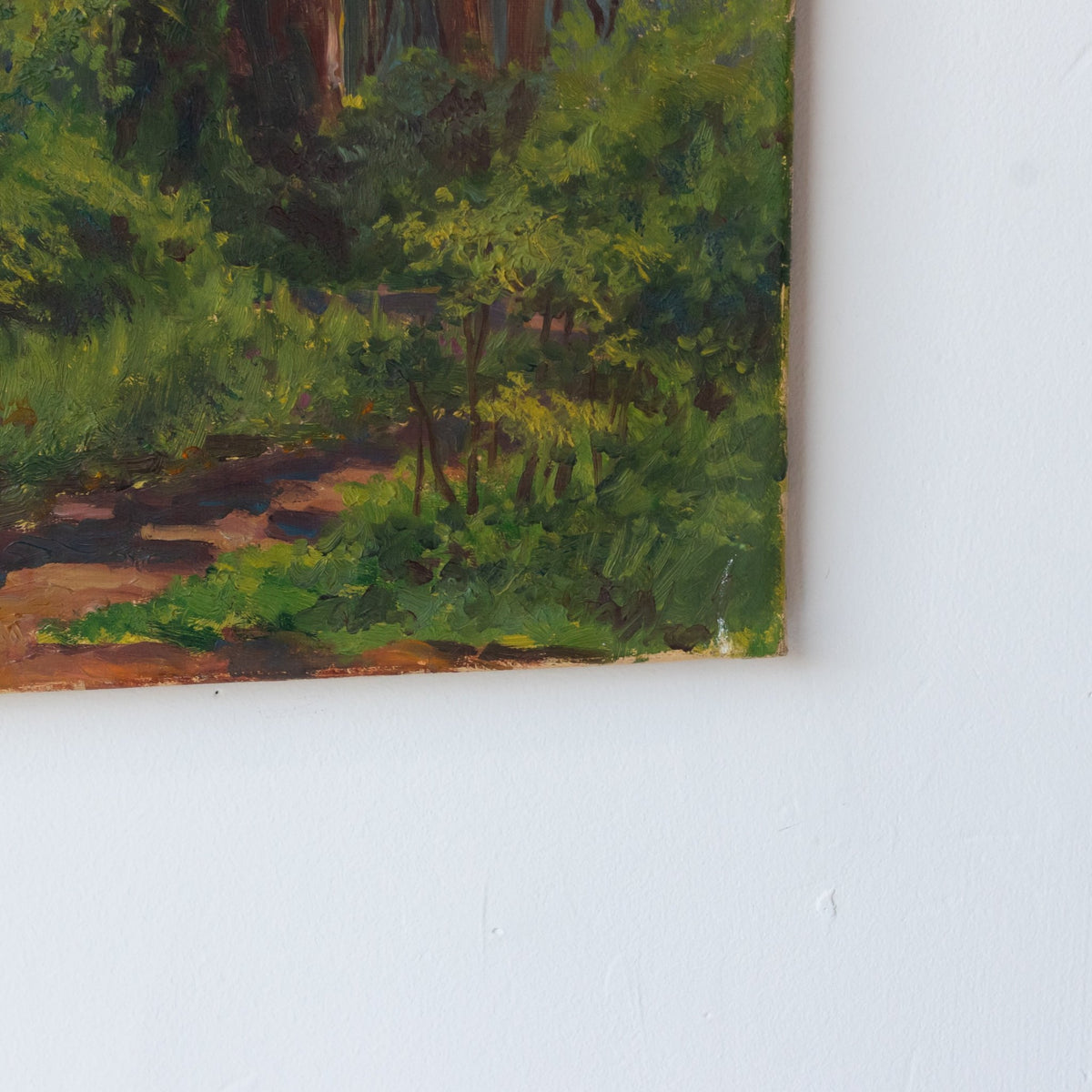 Forest Path Oil Painting - elsie green - art