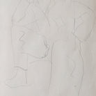 Framed Drawing with Seated Man - elsie green - art