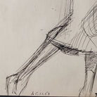 Framed Drawing with Woman in Relaxed Pose | Guy Aubert - elsie green - art