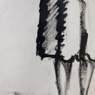 Framed Ink and Watercolor Woman with Hands on Hips | Guy Aubert - elsie green - art