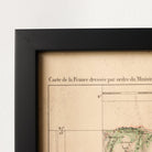 Framed Map of Morteau - elsie green - art