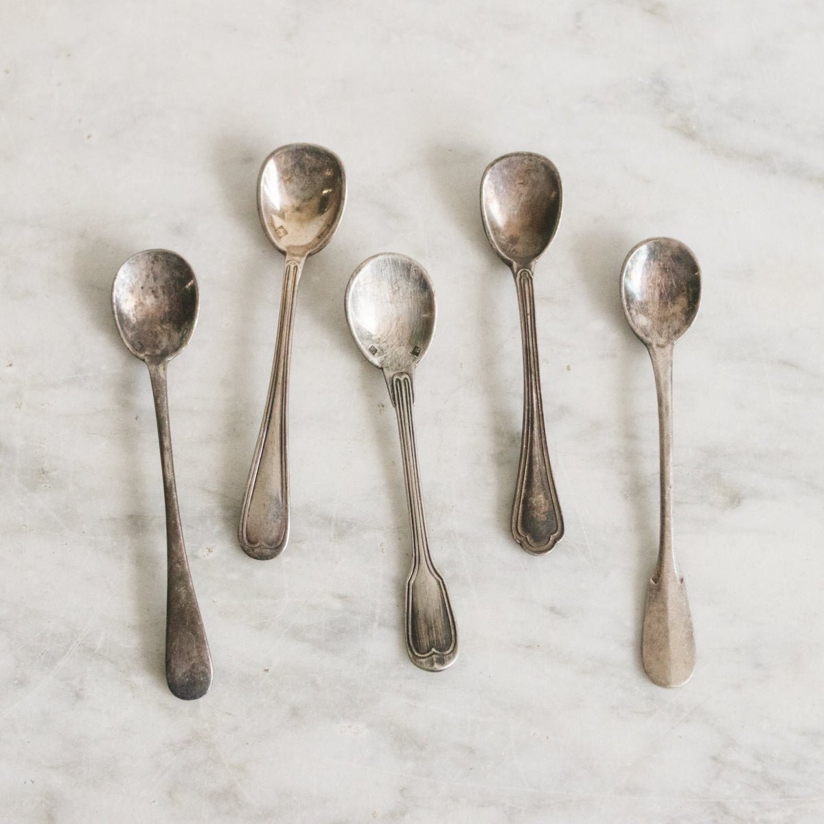French at Heart Cookbook with Moroccan Marble Bowl and Silver Salt Spoon - elsie green - the french kitchen