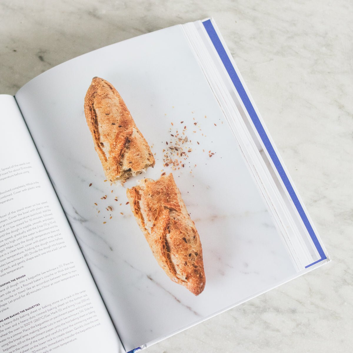 French Boulangerie Cookbook with Laundered Linen Kitchen Towel and Wood Spoon - elsie green - the french kitchen