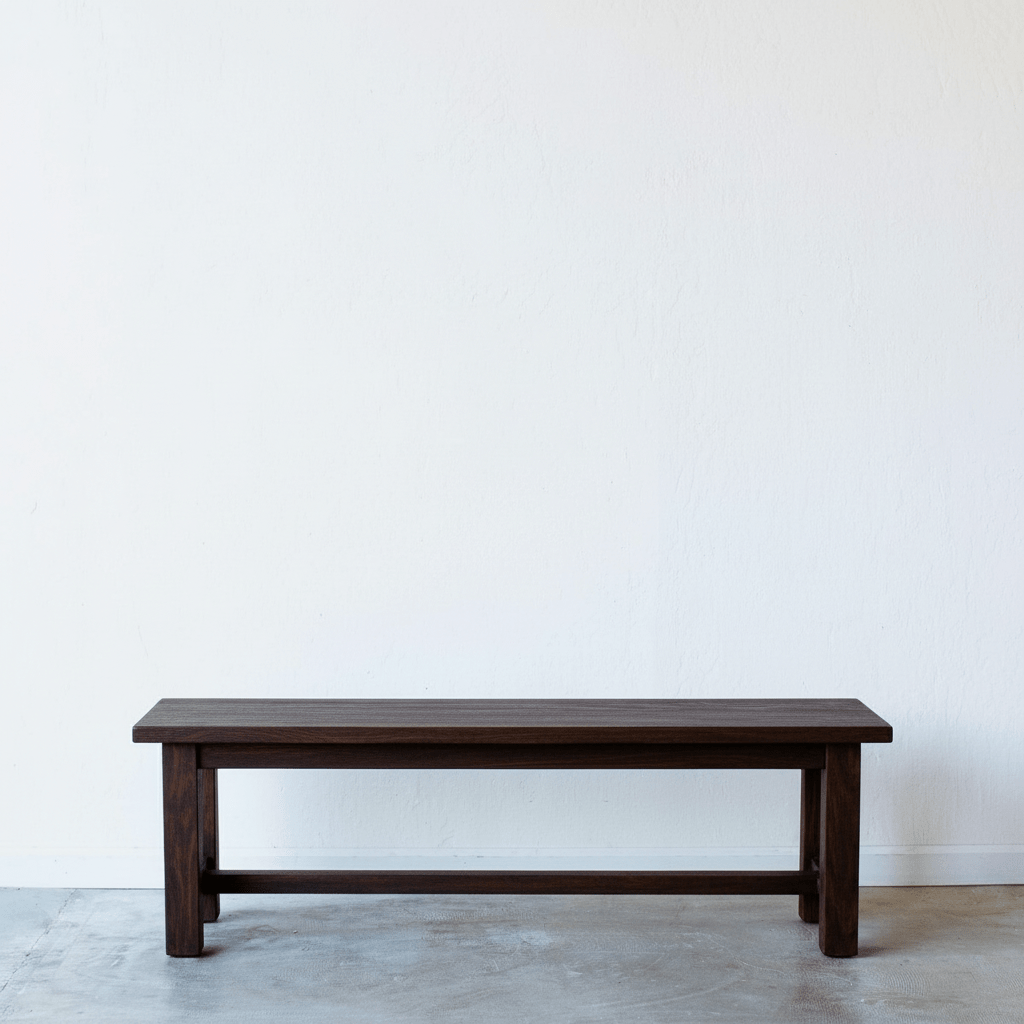 French Inspired Reclaimed Wood Farm Bench - elsie green - Custom Furniture