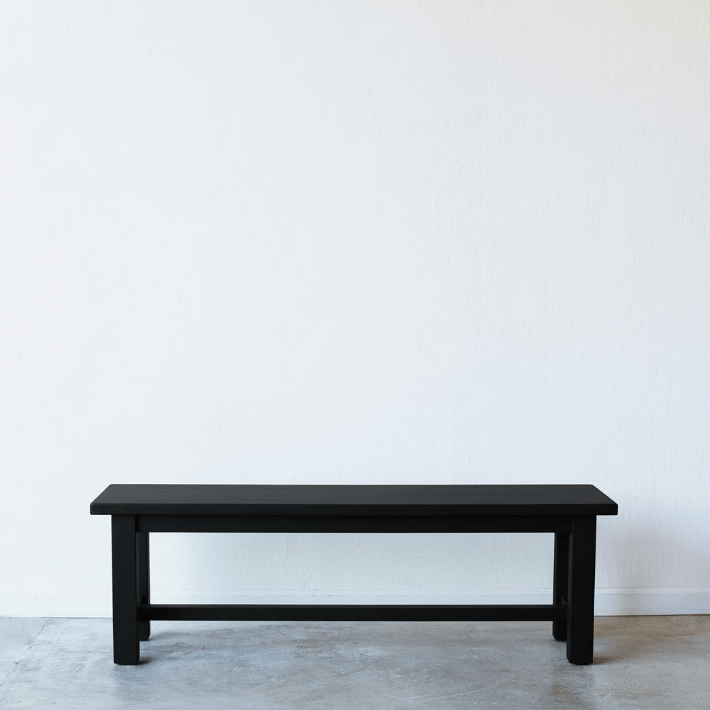 French Inspired Reclaimed Wood Farm Bench - elsie green - Custom Furniture