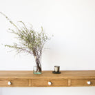 French Inspired Turned Leg Console - elsie green - reclaimed wood furniture