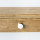 French Inspired Turned Leg Console - elsie green - reclaimed wood furniture