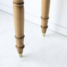 French Inspired Turned Leg Console - elsie green - reclaimed wood furniture