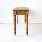 French Inspired Turned Leg Console - elsie green - reclaimed wood furniture