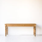 French Inspired Turned Leg Console - elsie green - reclaimed wood furniture